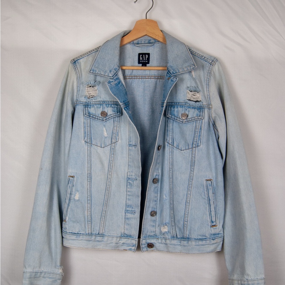 GAP Faded Blue Denim Jacket
